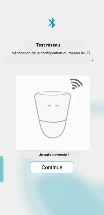 application ICO test reseau wifi