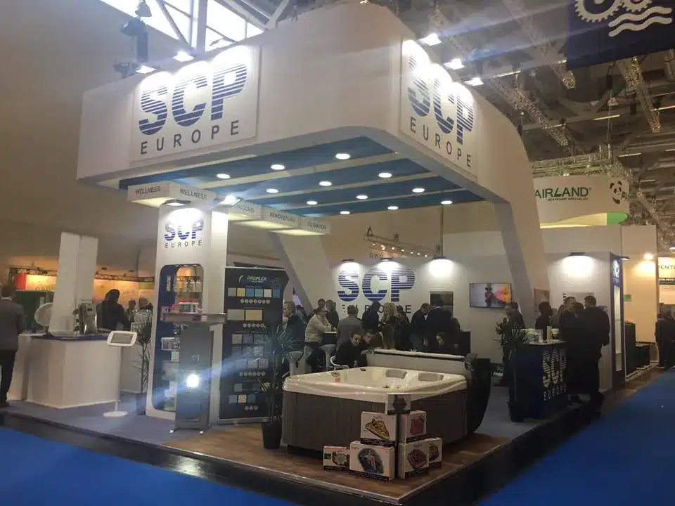 view of SCP booth, partner of Ondilo 
