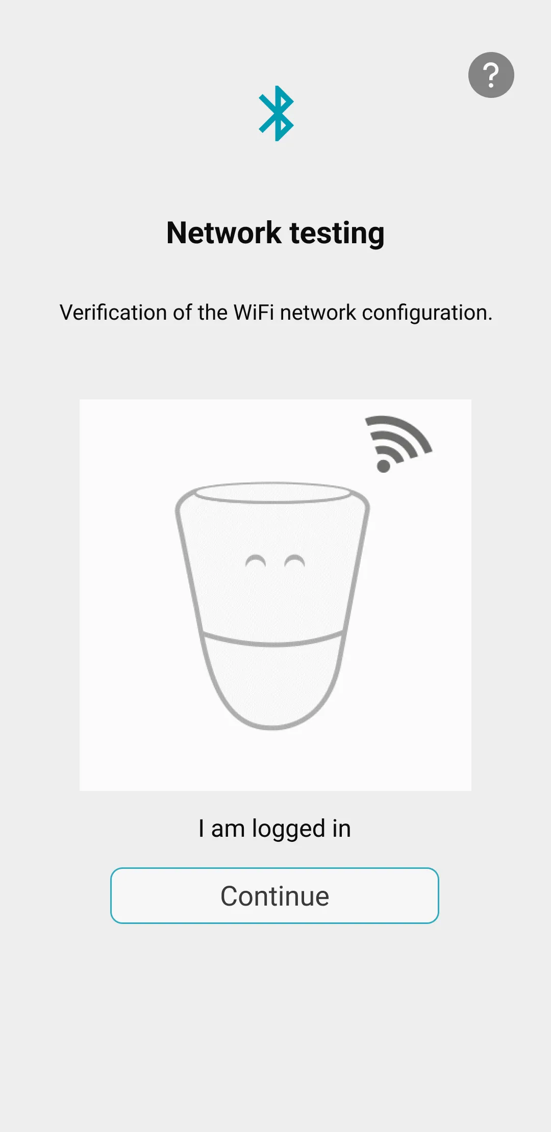 application ICO test reseau wifi