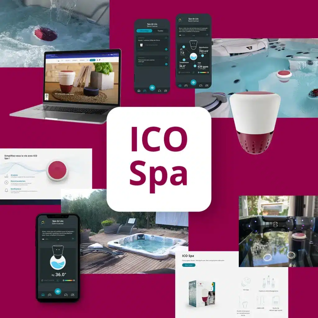 ICO SPA the connected sensor that makes managing your spa easier and saves you money. 