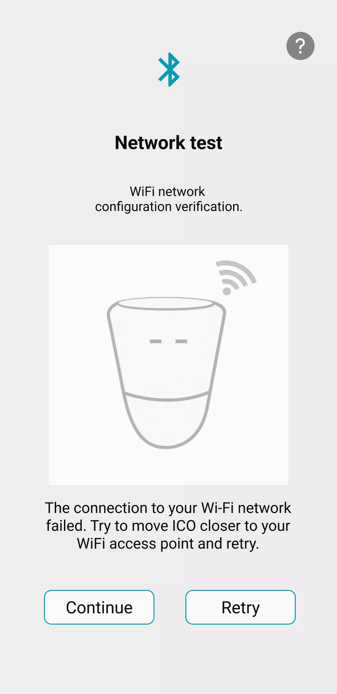 Etape 7 V3 de la connexion Wifi ICO Application - Vérification Connexion