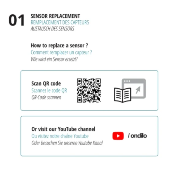 Ce guide vous explique comment remplacer vos sondes avec les différentes étapes à suivre.