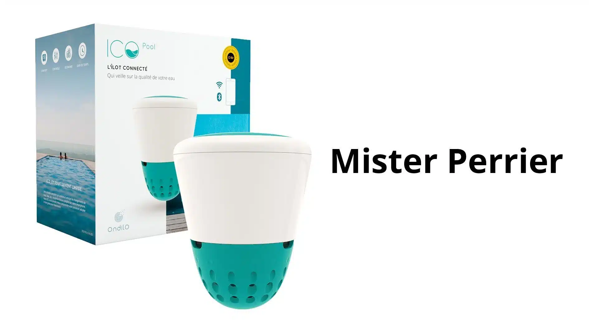 Image qui montre ICO et son packaging afin d'illustrer le test du produit par le Youtubeur Mister Perrier