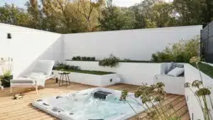 Idée d'installation si vous souhaitez installer un spa chez vous.