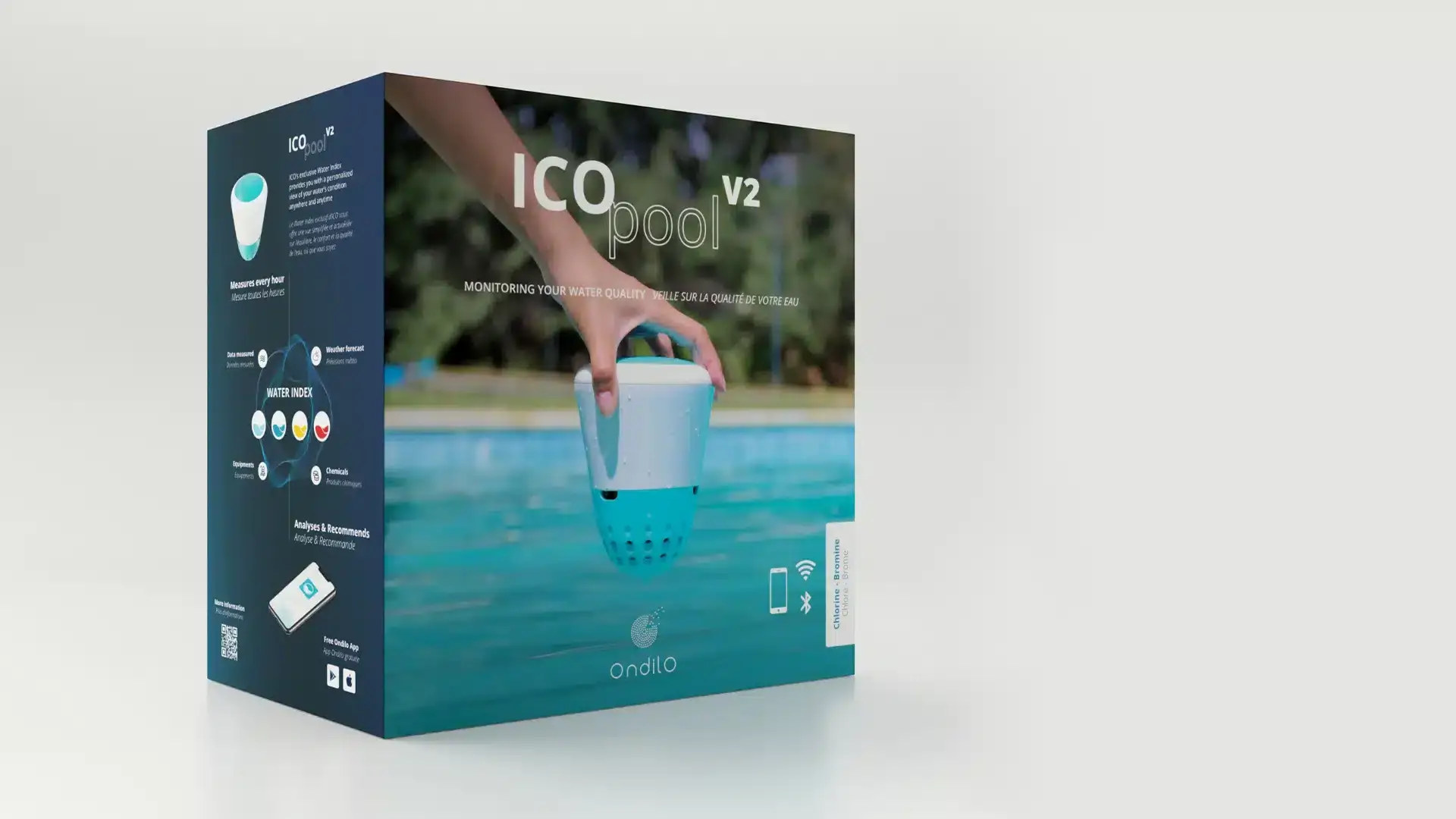 Packaging d'un ICO Pool V2 version chlore brome