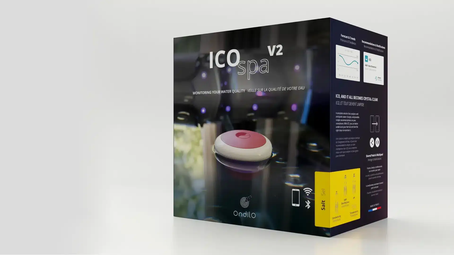Packaging d'ICO Spa V2 version sel